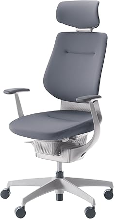 ★ポイント最大16倍★【送料無料】- 回転イス　イング　ヘッドレストタイプ CR-GW3205E1G4E3-VN ホワイトグレー／ソフトグレー 64788166 コクヨ kokuyo -【コクヨ家具】