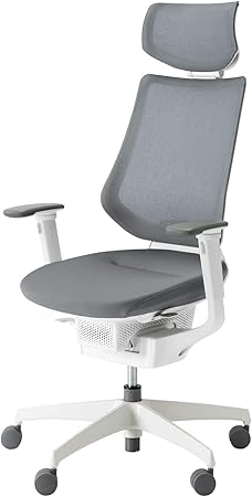 ★ポイント最大16倍★【送料無料】- タスクチェア　イング　ホワイト脚　ヘッド CR-GW3415E1G4E3-W ホワイトグレー／ソフトグレー 65569344 コクヨ kokuyo -【コクヨ家具】