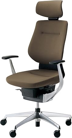 ★ポイント最大16倍★【送料無料】- 回転イス　イング　ヘッドレストタイプ CR-GA3245E6G4M6-VN ブラック／ダークグレージュ 64786803 コクヨ kokuyo -【コクヨ家具】