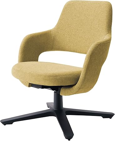 ★9/4-11 P最大27倍★【送料無料】- ラウンジチェア　セトル　ブラック脚 K06-B820CW-GF1S1 オリーブイエロー 65569481 コクヨ kokuyo -【コクヨ家具】