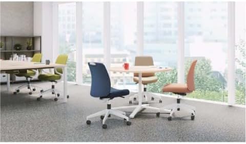 ★ポイント最大16倍★【全国配送可】- オフィスチェア エルア ミドルハイタイプ C02-F101CW-E1Q4Q41 ホワイトグレー/ライトオリーブ 66294573 コクヨ kokuyo -【コクヨ家具】 [3]