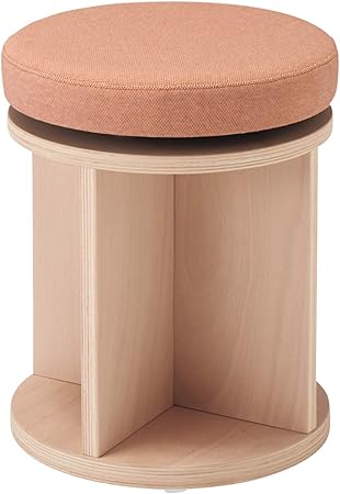 ★ポイント最大16倍★【送料無料】- ラウンジチェア　チェス　回転スツール K08-DZ82CW-G10Y1 ナチュラル..