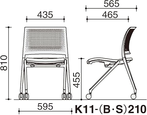 ★9/19-24 P最大27倍★【送料無料】- 会議イス スプライン キャスター脚タイプ K11-S210U-E2E21 ライトグレー/ライトグレー 66213116 コクヨ kokuyo -【コクヨ家具】 [2]