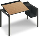 ★ポイント最大16倍★【送料無料】- テーブル アプティス 片面バスケットタイ DUP-BD1207-E6AMP22 ブラック/ラスティックミディアム 65676172 コクヨ kokuyo -【コクヨ家具】