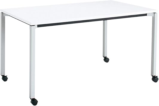 ★ポイント最大16倍★【送料無料】- JUTOキャスタータイプ　長方形天板　W1500・D750　ホワイト MT-JTK157S81MAW-CN フラットシルバー／ホワイト 64821009 コクヨ kokuyo -【コクヨ家具】