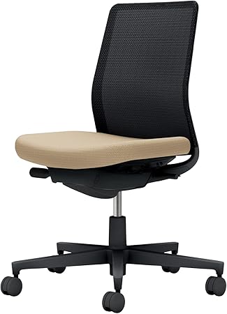 ★ポイント最大16倍★【送料無料】- オフィスチェア　モネット　背メッシュ　本 C03-B100W-B1KE6X1 ブラ..