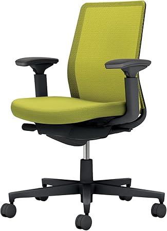 ★ポイント最大16倍★【送料無料】- オフィスチェア　モネット　背メッシュ　本 C03-B130U-BQ4Q4X1 ブラック／ライトオリーブ 66582021 コクヨ kokuyo -【コクヨ家具】