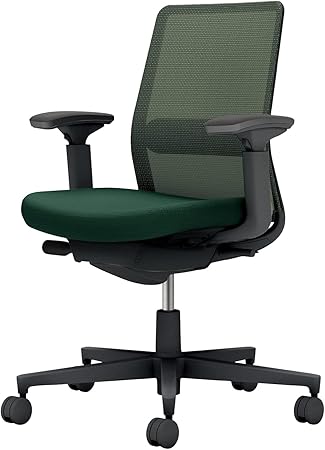 ★7/4-11 P最大27倍★【送料無料】- オフィスチェア　モネット　背メッシュ　本 C03-B132W-BQ6Q6Q61 ブラック／ディープグリーン 66582632 コクヨ kokuyo -【コクヨ家具】