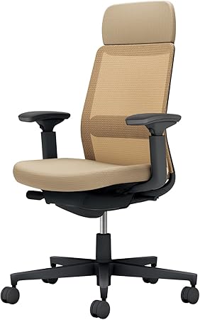 ★ポイント最大16倍★【送料無料】- オフィスチェア　モネット　背メッシュ　本 C03-B133W-B1KYK1K1 ブラック／ソフトベージュ 66627500 コクヨ kokuyo -【コクヨ家具】