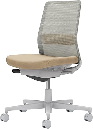 ★ポイント最大16倍★【送料無料】- オフィスチェア　モネット　背メッシュ　本 C03-G102U-G1KE21K1 ライ..