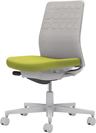 ★ポイント最大16倍★【送料無料】- オフィスチェア　モネット　背クッション C03-G200W-GQ4E2X1 ライトグレー／ライトオリーブ 66587200 コクヨ kokuyo -【コクヨ家具】