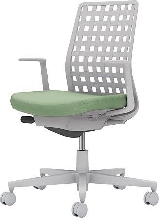 ★ポイント最大16倍★【送料無料】- オフィスチェア　モネット　背樹脂シェル C03-G310W-G2HE2X1 ライト..