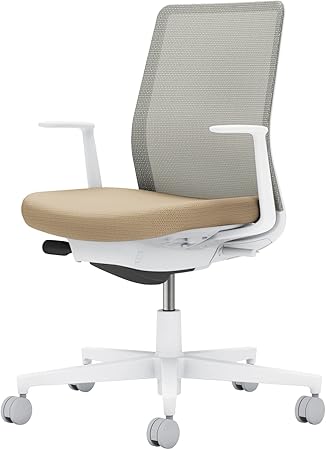 ★ポイント最大16倍★【送料無料】- オフィスチェア　モネット　背メッシュ　本 C03-W110W-W1KE2X1 ホワイトグレー／ソフトベージュ 66590941 コクヨ kokuyo -【コクヨ家具】