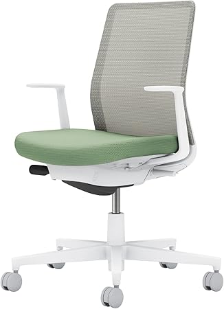 ★ポイント最大16倍★【送料無料】- オフィスチェア　モネット　背メッシュ　本 C03-W110W-W2HE2X1 ホワ..