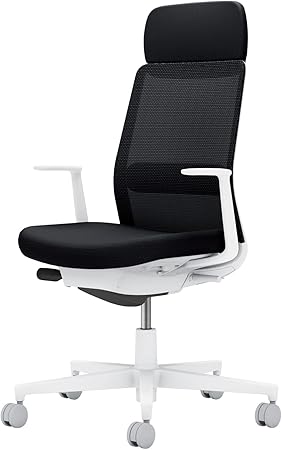 ★ポイント最大16倍★【送料無料】- オフィスチェア　モネット　背メッシュ　本 C03-W113W-WB6E6B61 ホワイトグレー／ブラック 66592594 コクヨ kokuyo -【コクヨ家具】