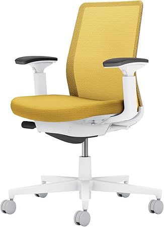 ★ポイント最大16倍★【送料無料】- オフィスチェア　モネット　背メッシュ　本 C03-W130W-W1S1SX1 ホワ..