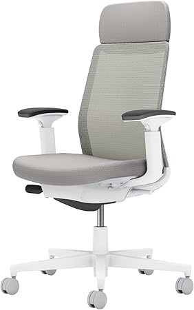 ★ポイント最大16倍★【送料無料】- オフィスチェア　モネット　背メッシュ　本 C03-W131W-WE2E2X1 ホワイトグレー／ライトグレー 66593089 コクヨ kokuyo -【コクヨ家具】