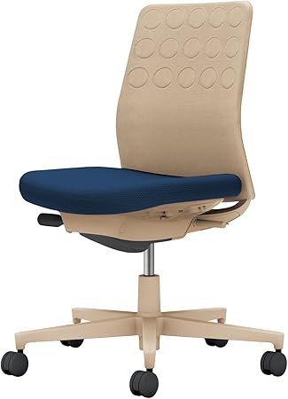 ★ポイント最大16倍★【送料無料】- オフィスチェア　モネット　背クッション C03-Z200W-ZT71KX1 ソフトベージュ／ネイビー 66597780 コクヨ kokuyo -【コクヨ家具】(3)