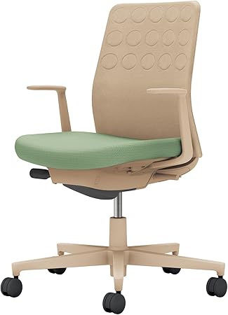 ★ポイント最大16倍★【送料無料】- オフィスチェア　モネット　背クッション C03-Z210U-Z2H1KX1 ソフトベージュ／パウダーミント 66597971 コクヨ kokuyo -【コクヨ家具】