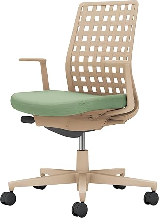 ★ポイント最大16倍★【送料無料】- オフィスチェア　モネット　背樹脂シェル C03-Z310W-Z2H1KX1 ソフトベージュ／パウダーミント 66598862 コクヨ kokuyo -【コクヨ家具】
