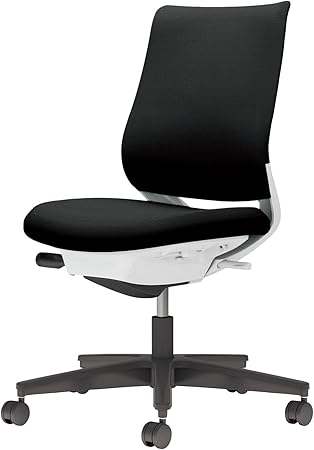 ★ポイント最大16倍★【送料無料】- チェア　ミトラ2　肘無　黒脚　白本体　布 C04-B100CU-E1B6B61 ホワイトグレー／ブラック 66661191 コクヨ kokuyo -【コクヨ家具】