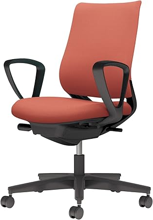 ★ポイント最大16倍★【送料無料】- チェア　ミトラ2　サークル肘　黒脚　黒本 C04-B150CU-BK0T0T1 ブラック／ソフトテラコッタ 66664543 コクヨ kokuyo -【コクヨ家具】