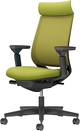 ★ポイント最大16倍★【送料無料】- チェア　ミトラ2　可動肘　黒脚　黒本体 C04-B330MU-BKQ4Q41 ブラック／ライトオリーブ 66670858 コクヨ kokuyo -【コクヨ家具】