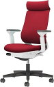 ★ポイント最大16倍★【送料無料】- チェア ミトラ2 可動肘 ランバー付き C04-B332CU-E1A8A81 ホワイトグレー/カーマイン 66671428...