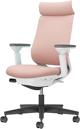 ★ポイント最大16倍★【送料無料】- チェア　ミトラ2　可動肘　ランバー付き C04-B332CW-E19G9G1 ホワイトグレー／アッシュピンク 66671657 コクヨ kokuyo -【コクヨ家具】