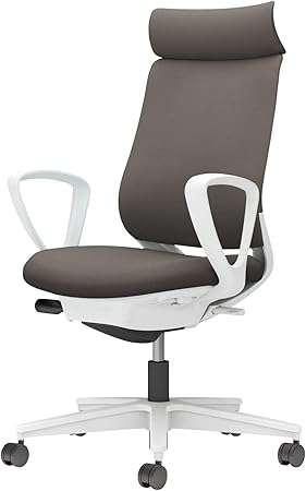 ★ポイント最大16倍★【送料無料】- チェア　ミトラ2　サークル肘　白脚　白本 C04-W350CW-E1M6M61 ホワイトグレー／ダークグレージュ 66679004 コクヨ kokuyo -【コクヨ家具】