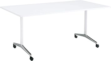 ★ポイント最大16倍★【送料無料】- 会議テーブル　ジュート　角天板　T字ポリ MT-JTT189PMAW ホワイト 6..