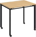 ★ポイント最大16倍★【送料無料】- コラボ用家具 テーブル マルティス 角形 TML-KK0806CM-6CT11 ブラック/ナチュラルオーク 6652189...
