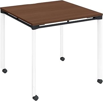 ★ポイント最大16倍★【送料無料】- コラボ用家具　テーブル　マルティス　正方 TML-KS0808CM-SWV51 ホワイト／ブラウンウォールナット 66522133 コクヨ kokuyo -【コクヨ家具】