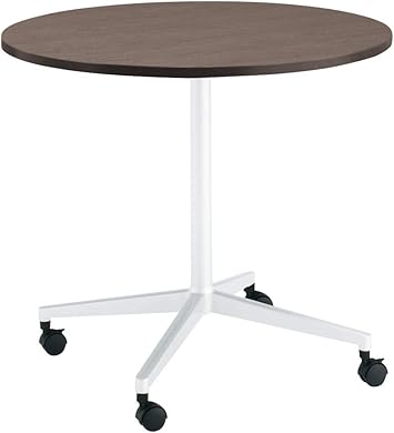 ★ポイント最大16倍★【送料無料】- 会議テーブル　ジュート　円形天板　単柱塗 MT-JTJE9SAWMV5-C 201025..