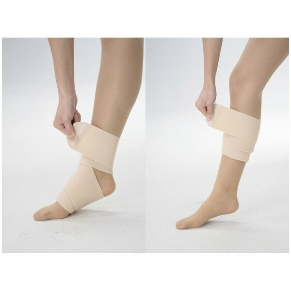 ★ポイント最大12倍★【全国配送可】-深海ミネラルパウダー付ラップサポーター　 / 足首・ひざ用 富士パックス販売 1ケ　JAN4519995427335 kt270322 取寄品（課税）-【介護福祉用具】