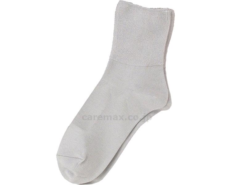★11/4-11/11 P最大26倍★【全国配送可】-婦人シルク混楽らくソックス 3970　グレー 神戸生絲　JAN 4971751029892 kt223994 取寄品 衣類 ソックス ソックス-【介護福祉用具】