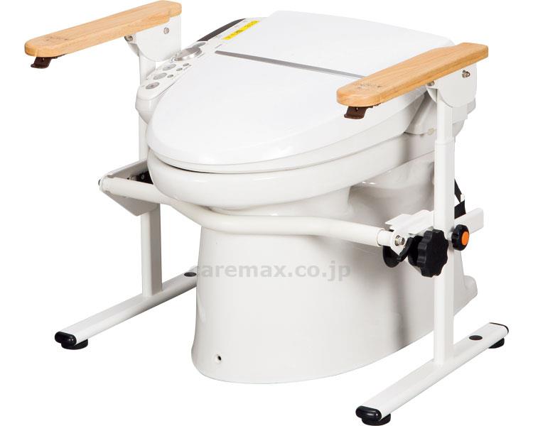 ★1/9-16 P最大27倍★【全国配送可】-洋式トイレ用ベストサポート手すり 627-020　ひじ掛け固定 シコク　JAN kt311476 取寄品 排泄関連 トイレ周辺用具 トイレ用手すり-【介護福祉用具】