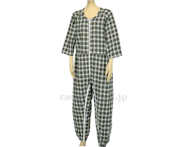 ★いまだけ！ポイント最大16倍★【全国配送可】-カラーツイル　前開き　簡易ロック付 4500　エンジ　M 松本ナース産業　JAN kt344788 取寄品 衣類 ねまき 介護ねまき-【介護福祉用具】