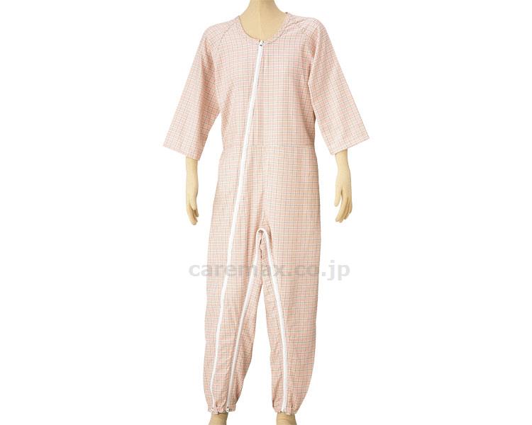 ★いまだけ！最大ポイント16倍★【全国配送可】-ビエラねまき　Wファスナー股付　フック付 4300　ピンク　S 松本ナース産業　JAN kt345315 取寄品 衣類 ねまき 介護ねまき-【介護福祉用具】