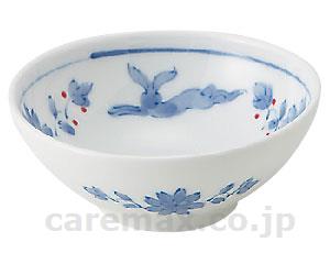 ★いまだけ！ポイント最大16倍★【全国配送可】-和らく丸渕30小付　φ97×H38 81A-WA3M　藍染草花 朝日化工　JAN kt354591 取寄品 食事関連 食器類・カップ 皿・碗-【介護福祉用具】