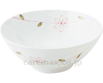 ★いまだけ！ポイント最大16倍★【全国配送可】-和らく丸渕45小鉢　φ140×H56 817-WA4M　ラインフラワー（赤） 朝日化工　JAN kt354617 取寄品 食事関連 食器類・カップ 皿・碗-【介護福祉用具】