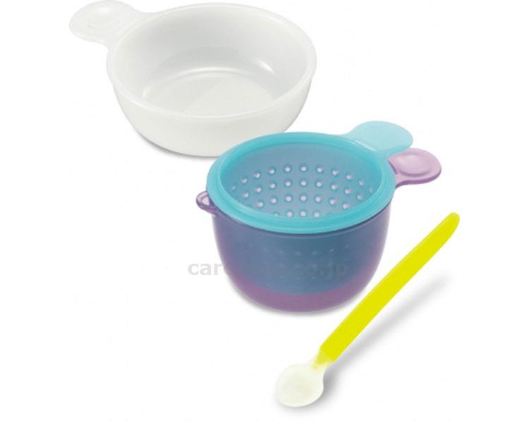 コンビ『ベビーレーベル ミニざる付コンパクト調理セット C』