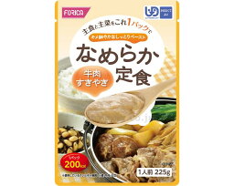 ★4/24-27 P最大26倍★【全国配送可】-なめらか定食　牛肉すきやき 225g ホリカフーズ　JAN 4977113627706 kt392304 取寄品 食事関連 介護食・健康食品 かまなくてよい-【介護福祉用具】