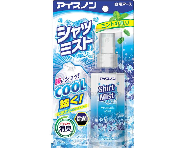 ★いまだけ！ポイント最大16倍★【全国配送可】-アイスノン　シャツミスト / ミントの香り　100mL 白元アース　JAN 4902407024312 kt392611 取寄品 健康管理 リラクゼーション 温冷具-【介護福祉用具】