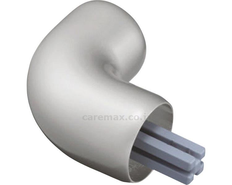 ★いまだけ！ポイント最大16倍★【全国配送可】-φ35　スマートラインエンドエルボ BR-752　アイボリ シロクマ　JAN 4936350117432 kt411155 取寄品 住宅改修 手すり 屋内用・部材-【介護福祉用具】