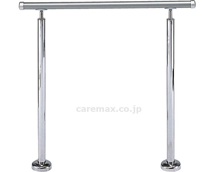 ★いまだけ！ポイント最大16倍★【全国配送可】-アプローチ手すり900　埋込み式 AP-50U　シルバー・鏡面 シロクマ　JAN 4936350003162 kt411721 取寄品 住宅改修 手すり 屋外用・部材-【介護福祉用具】