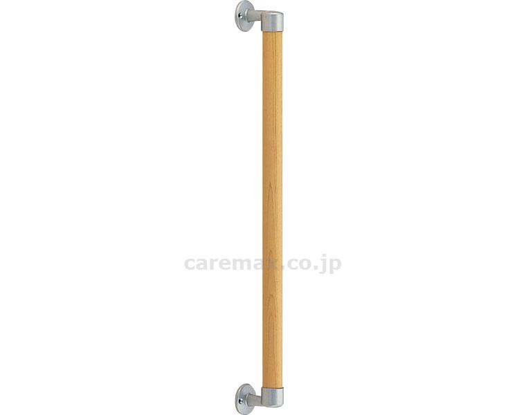 ★10/4-10/9 P最大16倍★【全国配送可】-丸棒手すり　600 BR-516　シルバー・Lオーク シロクマ　JAN 4936350012935 kt412581 取寄品 住宅改修 手すり 屋内用・部材-【介護福祉用具】