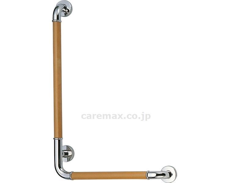 ★ポイント最大16倍★【全国配送可】-φ32L形パッドニギリバー(左)No.811L鏡面磨・ブラウンシロクマJAN4936350076449kt415290取寄品住宅改修手すり屋内用・部材-【介護福祉用具】