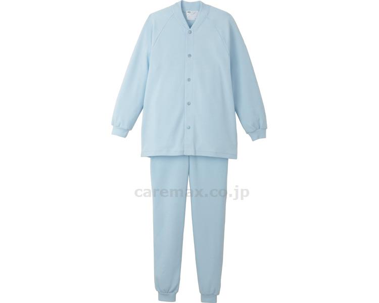 ★12/19-26 最大P27倍★【全国配送可】-スムーズパジャマ　上下セット 5096　サックス　M エンゼル　JAN 4975520791744 kt203292 取寄品 衣類 ねまき パジャマ-【介護福祉用具】