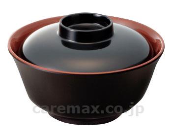 ★11/4-11/11 P最大26倍★【全国配送可】-スリーライン　汁椀（外黒内朱） 38-DW スリーライン　JAN kt227267 取寄品 食事関連 食器類・カップ 皿・碗-【介護福祉用具】